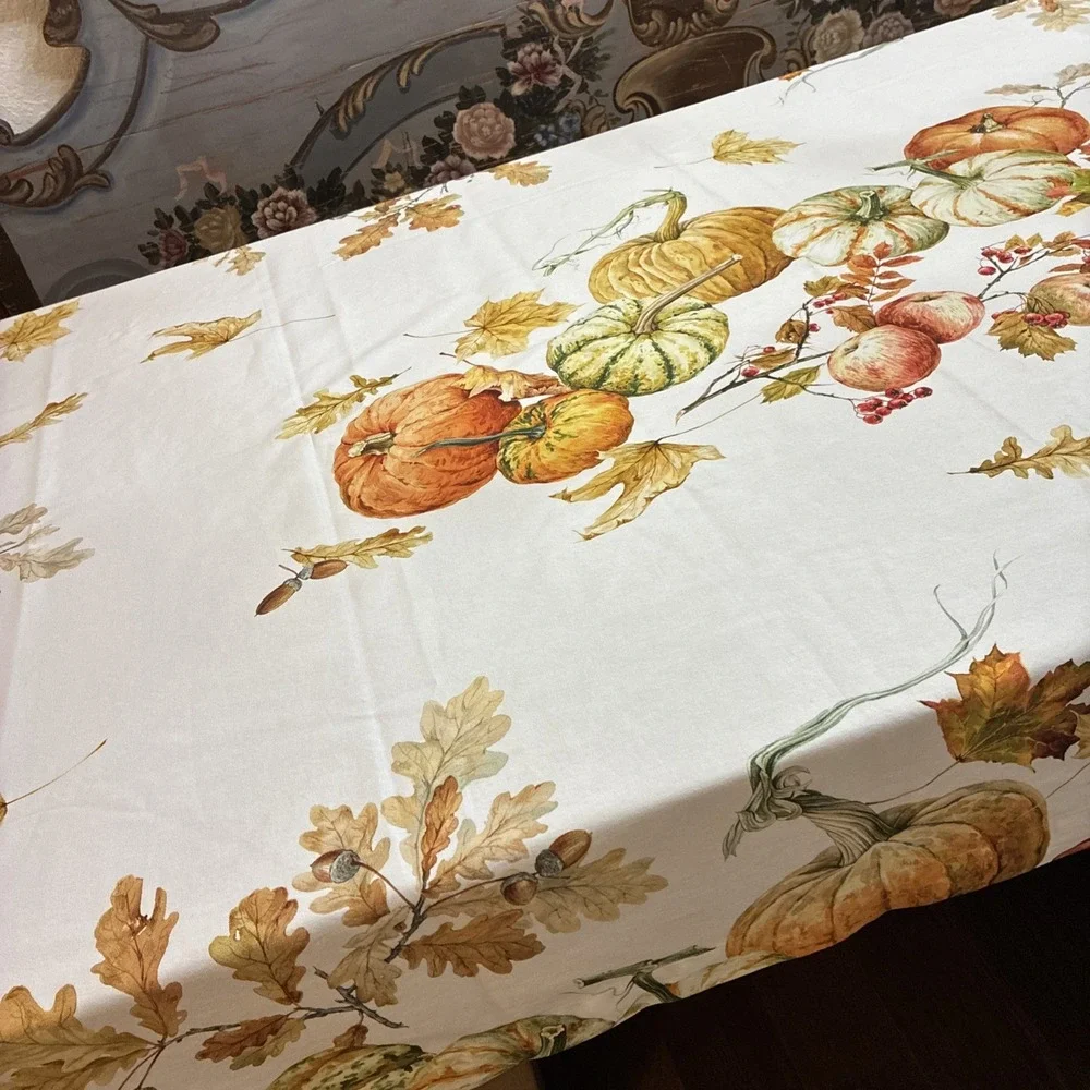 Southern Living Tablecloth Fall Autumn Thanksgiving 56x80